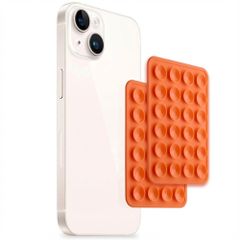 Selencia 2-Pack Telefoonhouder Zuignap - Oranje