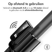 imoshion 3 in 1 Pro Bluetooth Selfie Stick + Tripod + 6 inch Ring Fill Light - Ringlamp telefoon - Selfie stick bluetooth - Ringlight met statief - Verstelbaar - Zwart