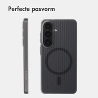 Accezz Lite Backcover met MagSafe | Fluted | Samsung Galaxy S26 - Grijs