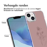 imoshion Design hoesje Apple iPhone 14 - Floral Pink