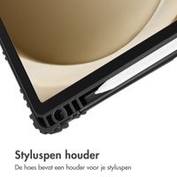 Accezz Rugged Trifold Bookcase Samsung Galaxy Tab A9 Plus - Zwart