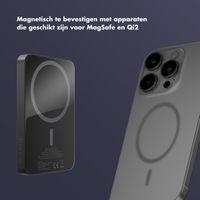 Selencia Vivid MagSafe Powerbank 5.000 mAh - Draadloze Powerbank - MagSafe en Qi2 - Black / Swirl Black