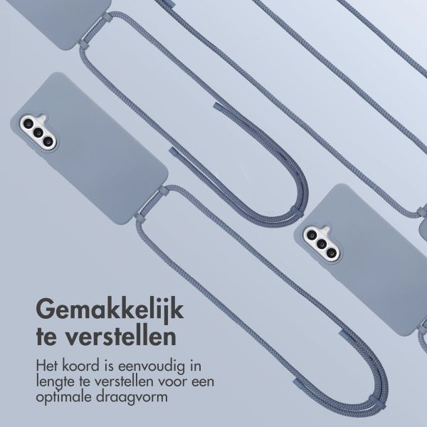 imoshion Color Backcover met afneembaar koord Samsung Galaxy A36 / A56 - Ash Blue