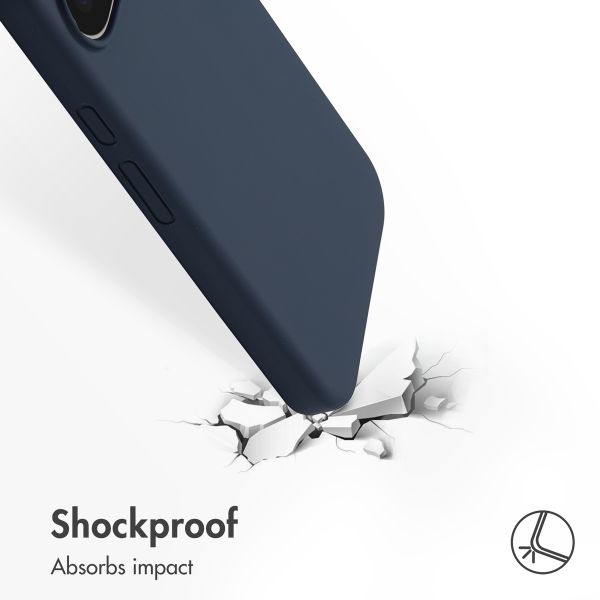 Accezz Liquid Silicone Back Cover Google Pixel 10 Pro XL - Dark Blue