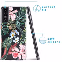 imoshion Design hoesje Samsung Galaxy S21 FE - Tropical Jungle