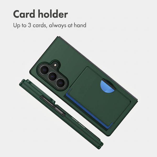 imoshion Back Cover with Card Holder Samsung Galaxy Z Fold 8 Ultra - Dark Green