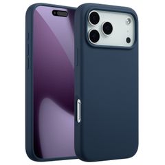 Accezz Liquid Silicone Case with MagSafe Apple iPhone 17 Pro Max - Dark Blue