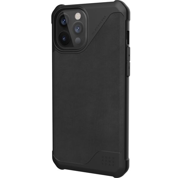 UAG Metropolis LT Backcover Apple iPhone 12 Pro Max - Leather Black