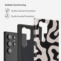 Selencia Vivid Backcover Samsung Galaxy S24 Ultra - Art Wave Black