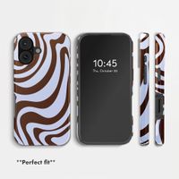 Selencia Vivid Back Cover with MagSafe Apple iPhone 17 - Dream Swirl Chocolate