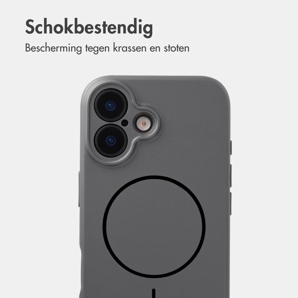 Accezz Grip Backcover met MagSafe Apple iPhone 16 - Grijs