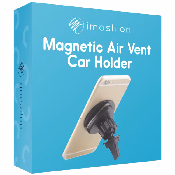 imoshion Telefoonhouder auto - Universeel - Ventilatierooster - Magnetisch - Zwart