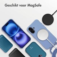 imoshion Color Backcover met afneembaar koord met MagSafe Apple iPhone 16 - Ash Blue