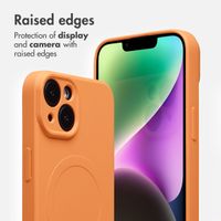 imoshion Colour Back Cover with MagSafe Apple iPhone 14 - Orange