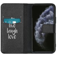 imoshion Design Softcase Bookcase iPhone 12 Mini - Live Laugh Love