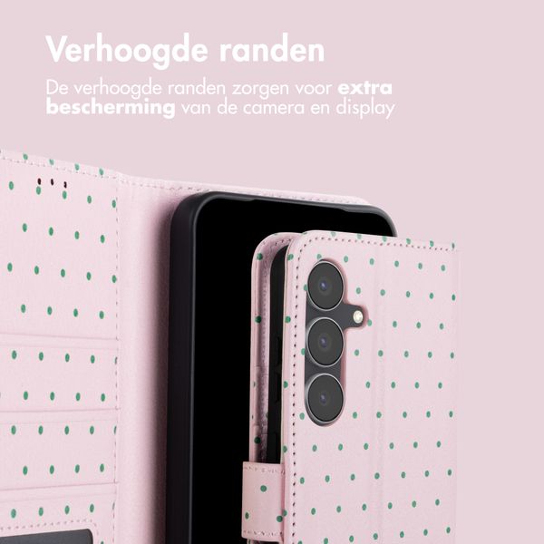 imoshion Design Bookcase Samsung Galaxy S25 FE - Happy Dots