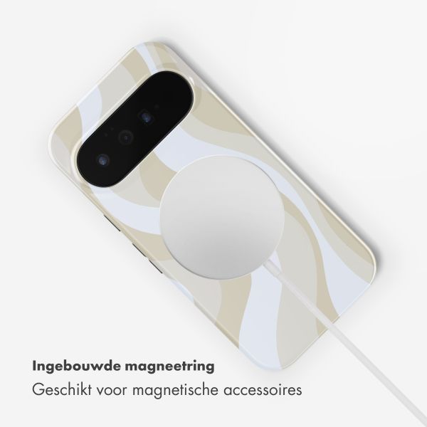 Selencia Vivid Backcover met MagSafe Google Pixel 11 - Desert Waves Beige