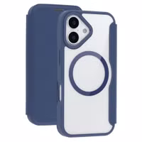 imoshion Transparante Bookcase met MagSafe Apple iPhone 17 - Blauw