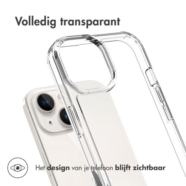 Accezz Xtreme Impact Backcover Apple iPhone 15 - Transparant