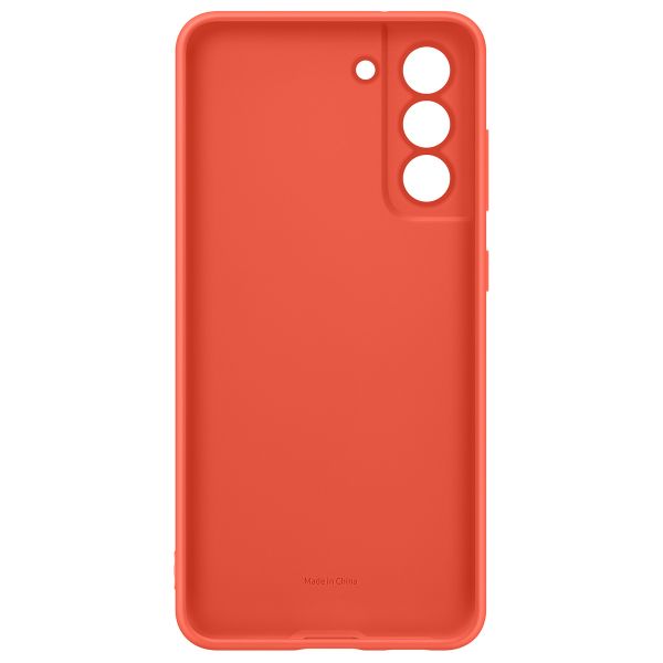 Samsung Originele Silicone Backcover Galaxy S21 FE - Coral