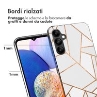 imoshion Design hoesje Samsung Galaxy A14 (5G/4G) - White Graphic