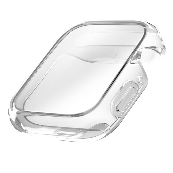 Uniq Garde Hybrid Watch Case met screenprotector Apple Watch 7-9 - 45 mm - Dove (Clear)