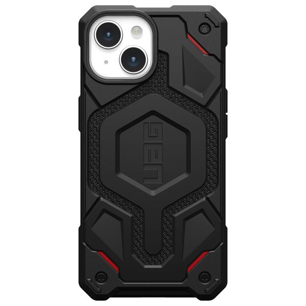 UAG Monarch Pro Backcover Apple iPhone 15 - Kevlar Black