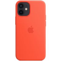 Apple Silicone Backcover MagSafe iPhone 12 Mini - Electric Orange