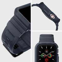 Spigen Rugged Armor™ Pro case Apple Watch 44 mm / 45 mm - Donkerblauw