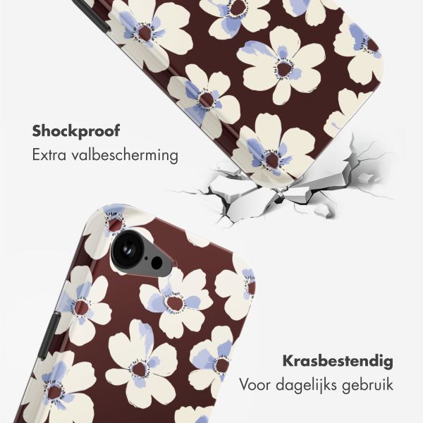 Selencia Vivid Backcover met MagSafe Apple iPhone 16e - Choco Flower Pop