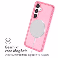 imoshion Sparkle Backcover met MagSafe Samsung Galaxy S25 - Glitter Roze