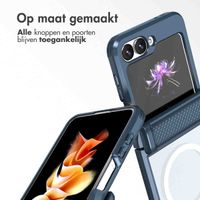 imoshion Rugged Backcover met MagSafe Samsung Galaxy Z Flip 6 - Donkerblauw