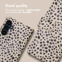 imoshion Design Bookcase Samsung Galaxy A34 (5G) - Black And White Dots