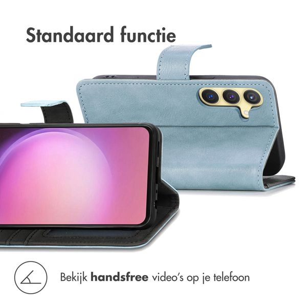 imoshion Luxe Bookcase Samsung Galaxy S24 Plus - Lichtblauw