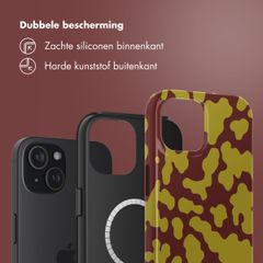 Selencia Vivid Backcover met MagSafe Apple iPhone 15 - Moo'd Olive Dust