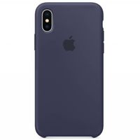 Apple Silicone Backcover iPhone X - Midnight Blue