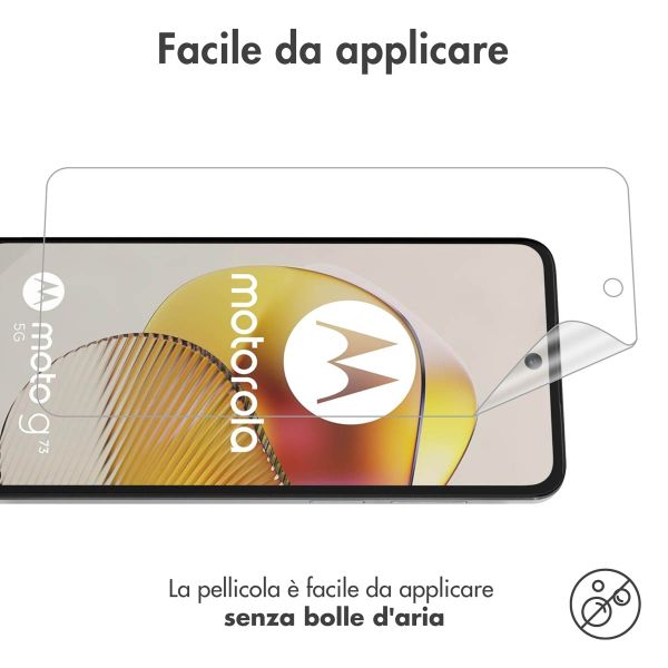 imoshion Screenprotector Folie 3 pack Motorola Moto G73