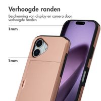 imoshion Backcover met pasjeshouder Apple iPhone 17 - Rosé Goud