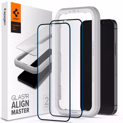 Spigen AlignMaster Full Screenprotector 2 Pack Apple iPhone 12 (Pro)