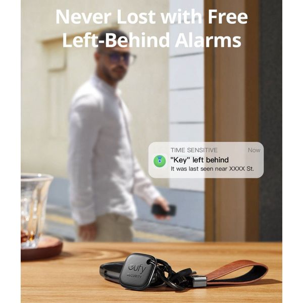 Eufy Smart Tracker Link - Bluetooth tracker voor iOS - 2 pack - Zwart