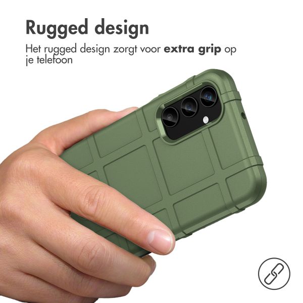 imoshion Rugged Shield Backcover Samsung Galaxy A25 (5G) - Donkergroen