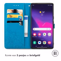 imoshion Mandala Bookcase Samsung Galaxy S24 Ultra - Turquoise