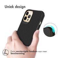imoshion Rugged Hybrid Carbon Case Apple iPhone 12 Pro Max - Zwart
