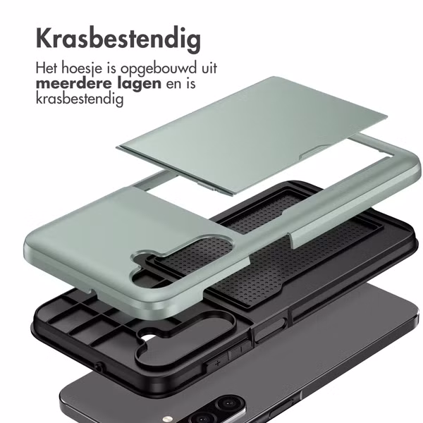 imoshion Backcover met pasjeshouder Samsung Galaxy A18 (4G) - Donkergroen