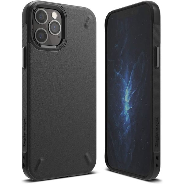 Ringke Onyx Backcover iPhone 12 Pro Max - Zwart