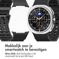 imoshion Ocean Siliconenband Samsung Galaxy Watch 8 (40/44mm) / Classic (46mm) - Zwart