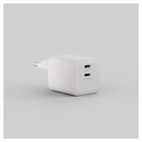 Zens Compact Oplader 2x USB-C 100W - Power Adapter - Wit