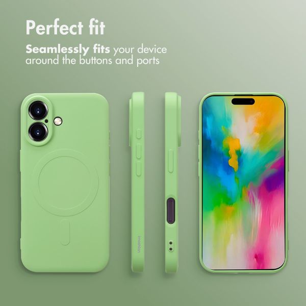 imoshion Colour Back Cover with MagSafe Apple iPhone 16 - Green