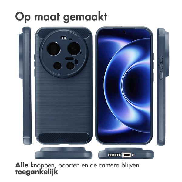 imoshion Brushed Backcover Xiaomi 17 Ultra - Donkerblauw