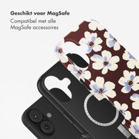 Selencia Vivid Backcover met MagSafe Apple iPhone 17 - Choco Flower Pop